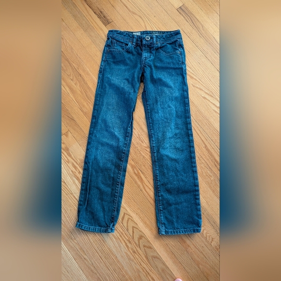 Volcom Blue Straight-Leg Jeans with Classic Design - Picture 1 of 5